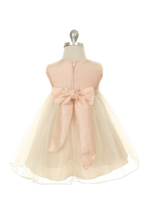 100% Silk Top Baby Dress