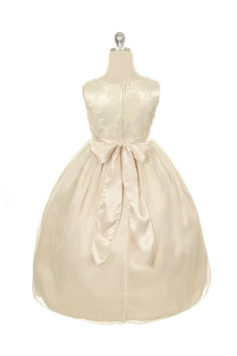 Metallic Jacquard Dress