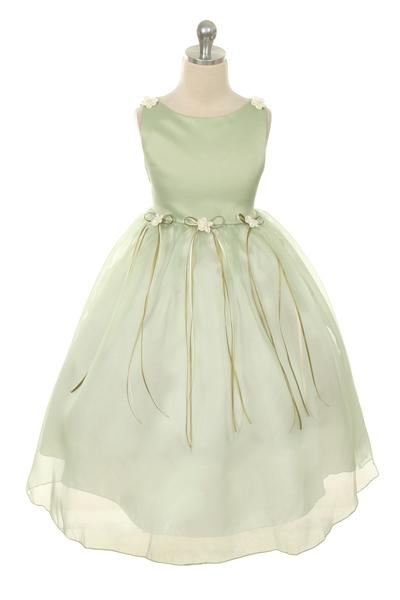 Rosebud Organza Girl Dress