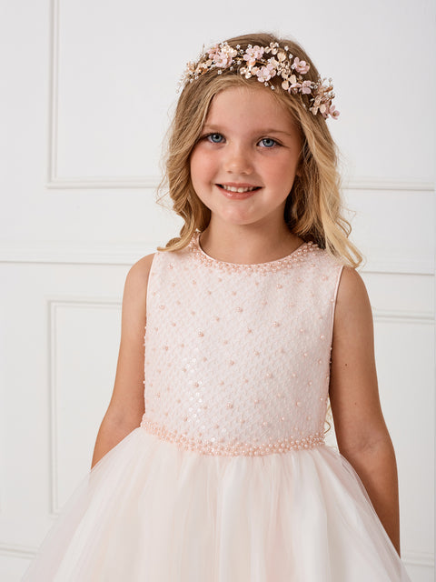 Cutie Flower Girl Wire Floral Headpiece - #150