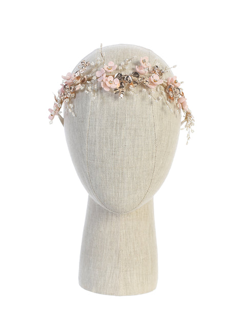 Cutie Flower Girl Wire Floral Headpiece - #150