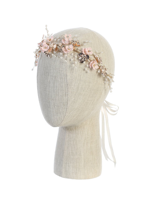 Cutie Flower Girl Wire Floral Headpiece - #150