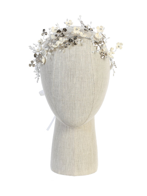 Cutie Flower Girl Wire Floral Headpiece - #150