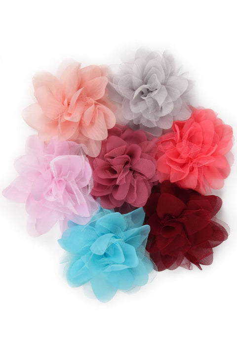 Lace Elastic Mesh Flower Headband