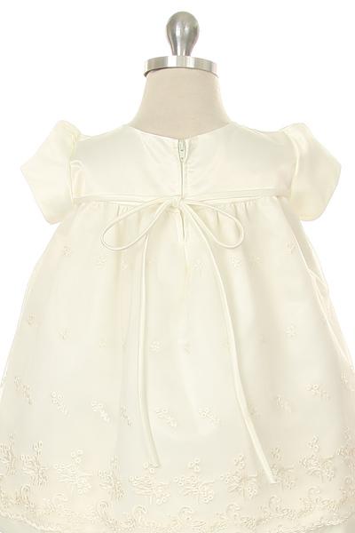 Short Sleeved Lace Baby Dress