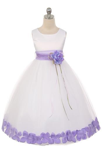 Flower Petal Dress w/ Sash (Ivory Dress) 2of2