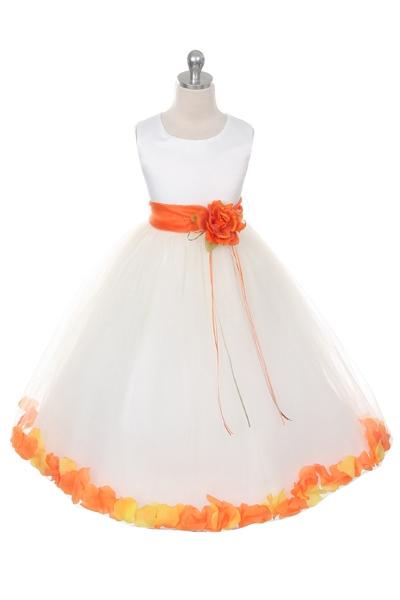 Flower Petal Dress w/ Sash (Ivory Dress) 2of2