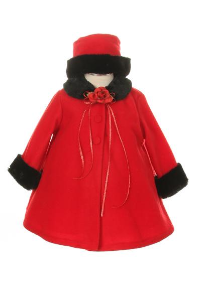 Fleece Cape Baby Coat