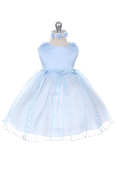Rosebud Organza Baby Dress