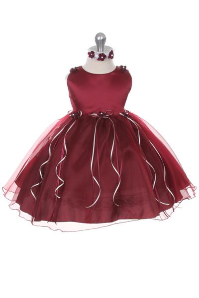 Rosebud Organza Baby Dress
