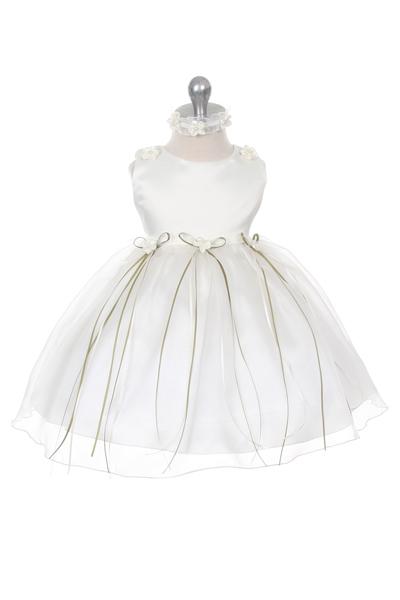 Rosebud Organza Baby Dress