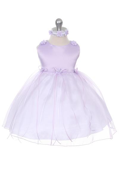 Rosebud Organza Baby Dress