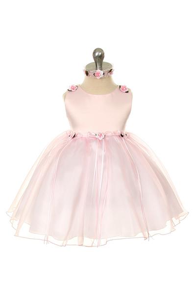 Rosebud Organza Baby Dress