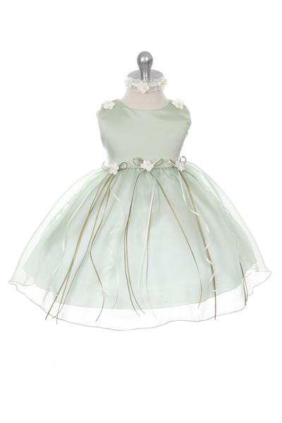 Rosebud Organza Baby Dress