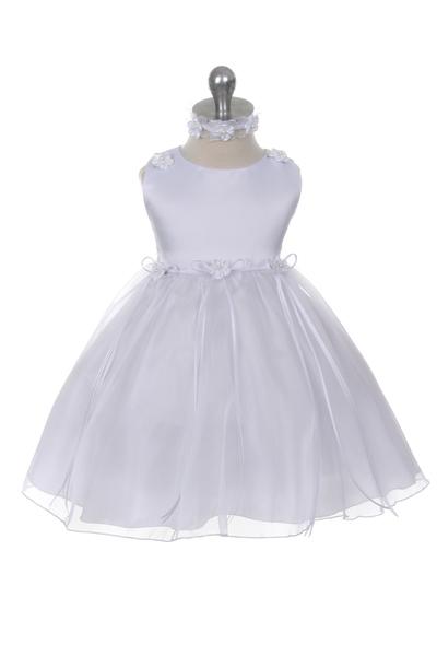 Rosebud Organza Baby Dress