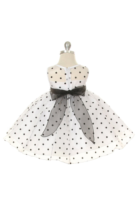 Organza Polkadot Baby Dress