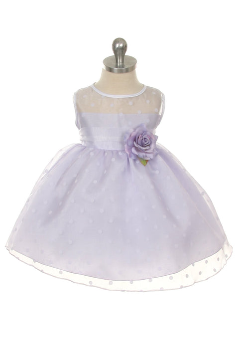 Organza Polkadot Baby Dress