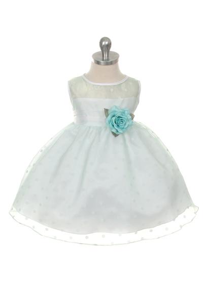 Organza Polkadot Baby Dress