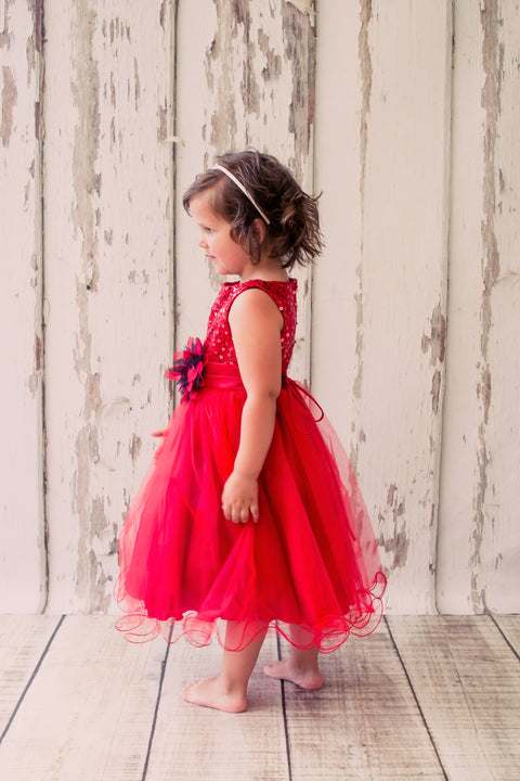 Sequin Girl Party Dress