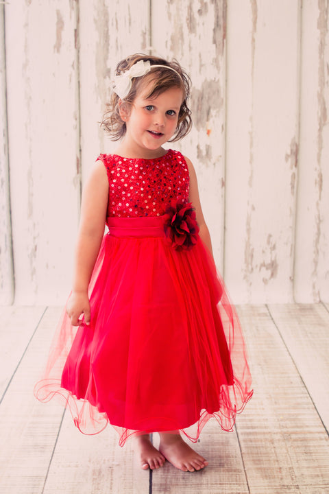 Sequin Girl Party Dress