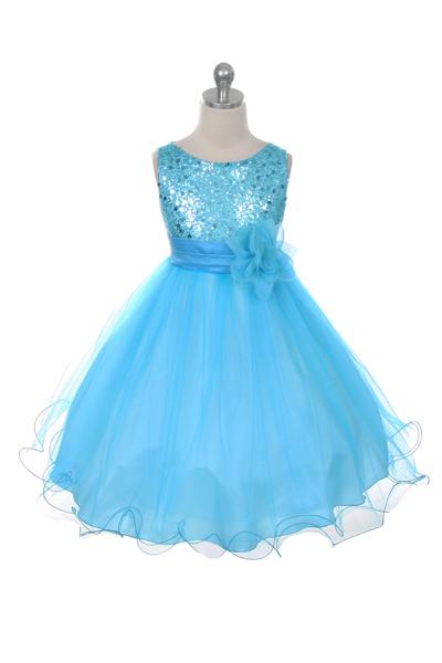 Sequin Girl Party Dress