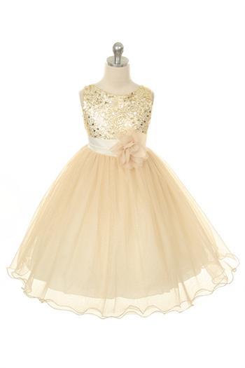 Plus Size Sequin Girl Party Dress