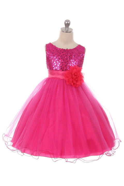 Sequin Girl Party Dress