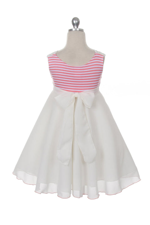 Daisy Stripe Girl Sundress