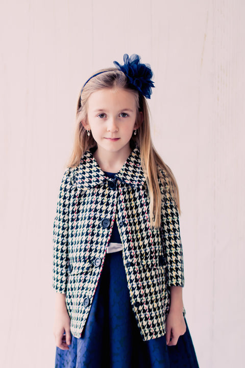 Black & White Houndstooth Jacket