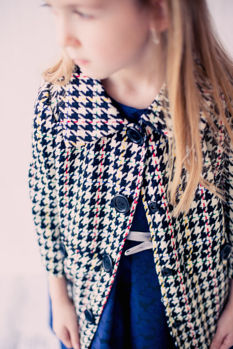 Black & White Houndstooth Jacket