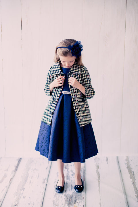 Black & White Houndstooth Jacket