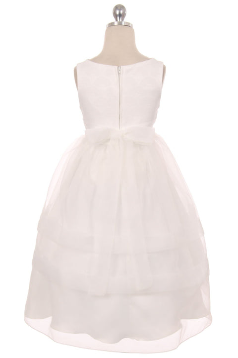 Fan Shape Design Communion Dress