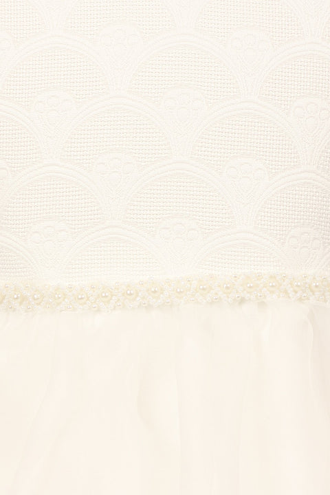 Fan Shape Design Communion Dress