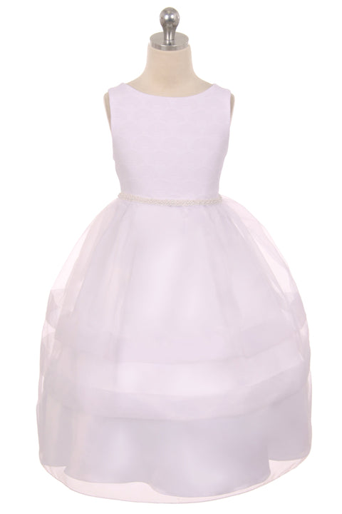 Fan Shape Design Communion Dress