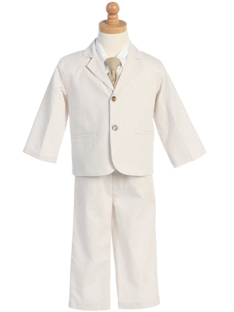 Cutie cotton seersucker suit - 3775B