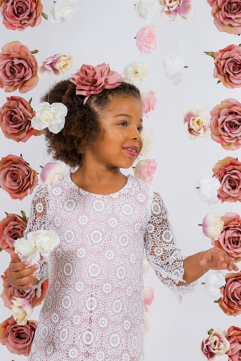 Satin Flower Headband