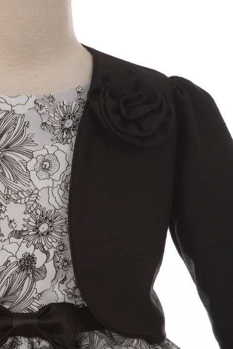 Long Satin Bolero