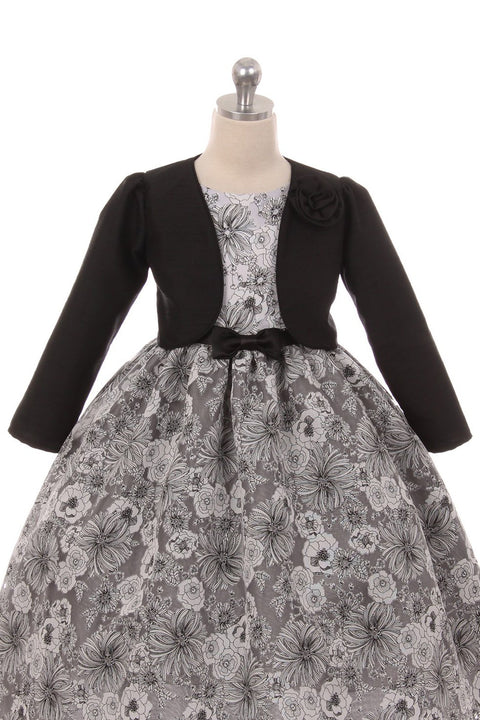 Long Satin Bolero