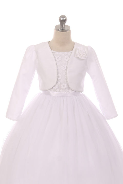 Long Satin Bolero