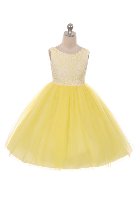 Lace Illusion Dress