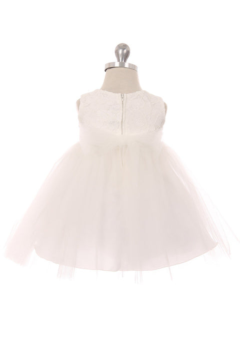 Lace Illusion Baby Dress
