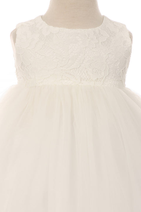 Lace Illusion Baby Dress
