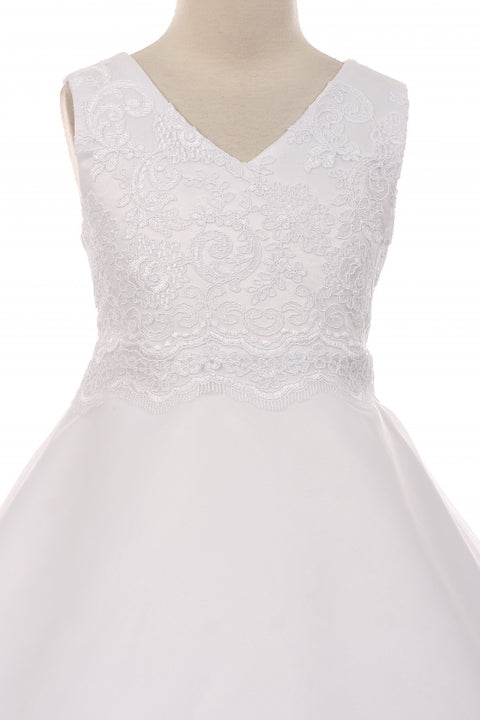 Lace Applique Bodice Full Dress