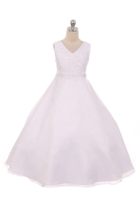 Lace Applique Bodice Full Dress