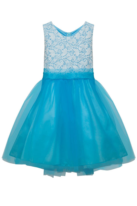 Plus Size Stretch Lace Girl Dress