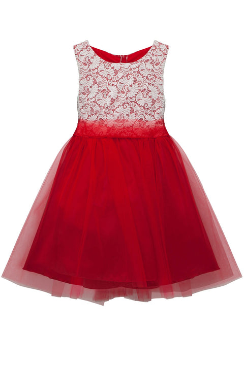 Plus Size Stretch Lace Girl Dress