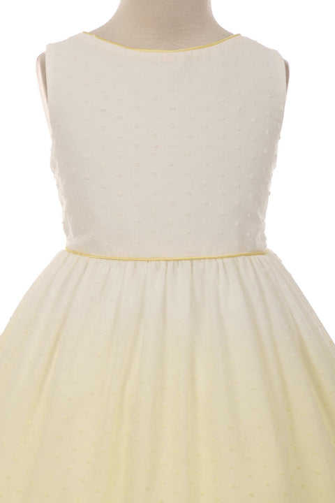 Ombre Cotton Cut Out Dress