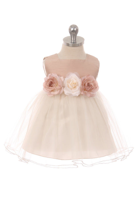 Satin Tulle Baby Dress
