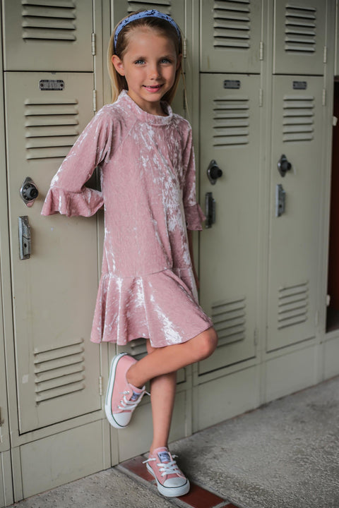 Velvet Trumpet Dress