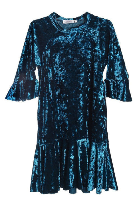 Velvet Trumpet Dress